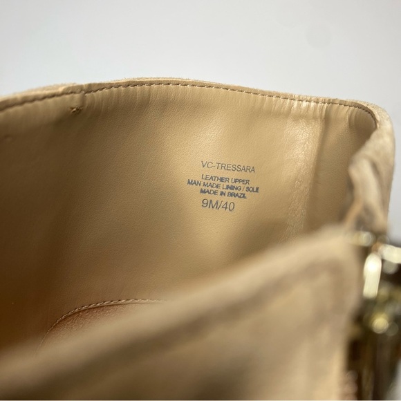 New! Vince Camuto Tressara Tan Suede Tall Boot 9M - Picture 14 of 16